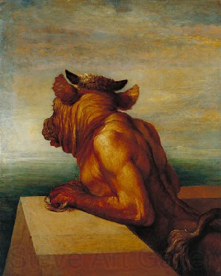 george frederic watts,o.m.,r.a. The Minotaur Norge oil painting art